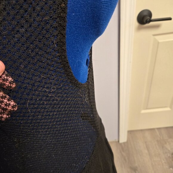 Free People Caught in My Net Slip Dress, Black, M, EUC - Picture 6 of 6